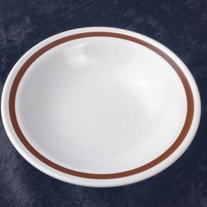 Vintage genuine stoneware Japan vanilla spice bowl